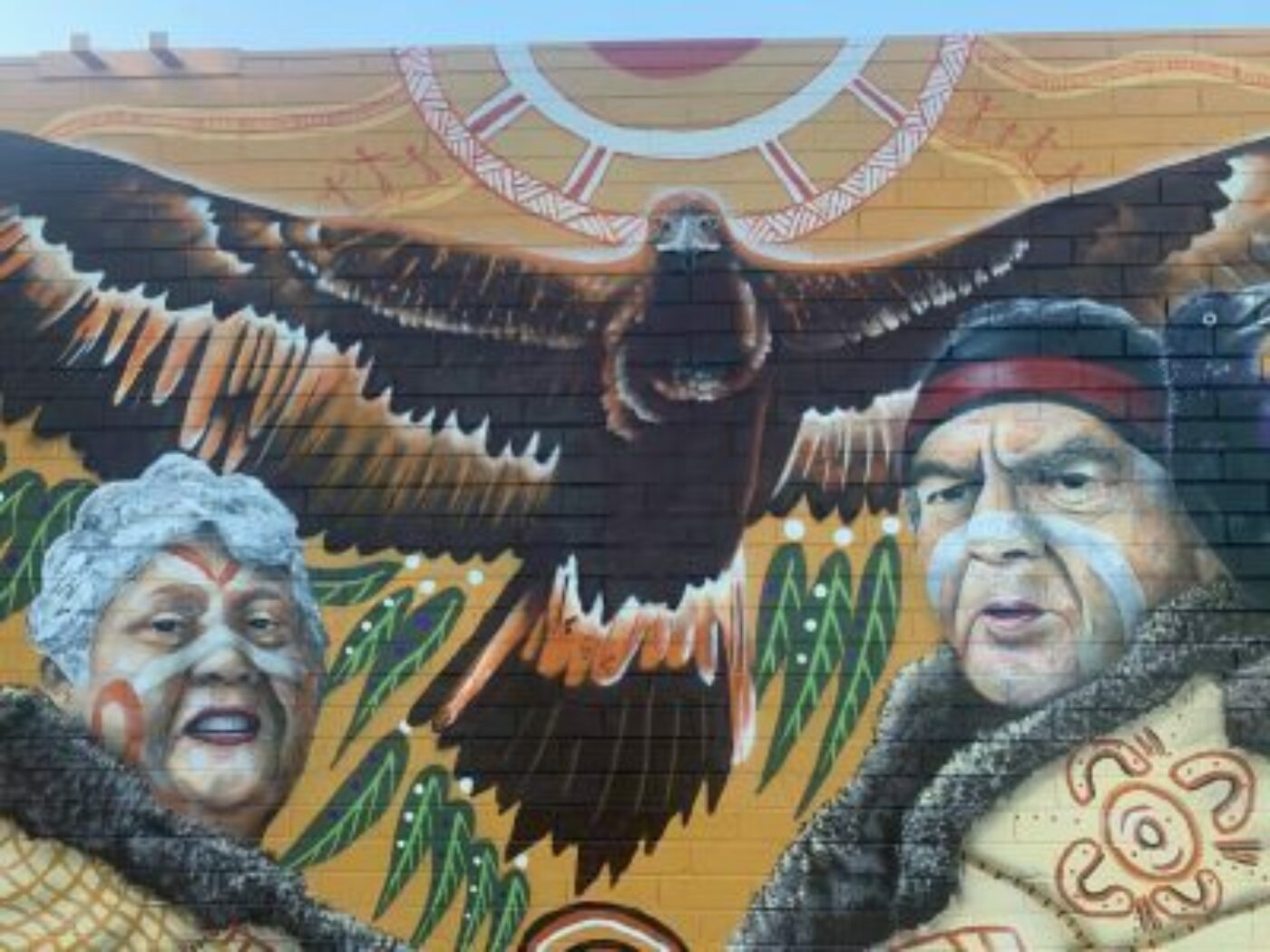Aunty Joyce and Uncle Boots Mural by Mike Maka details 2021 04 23 052631